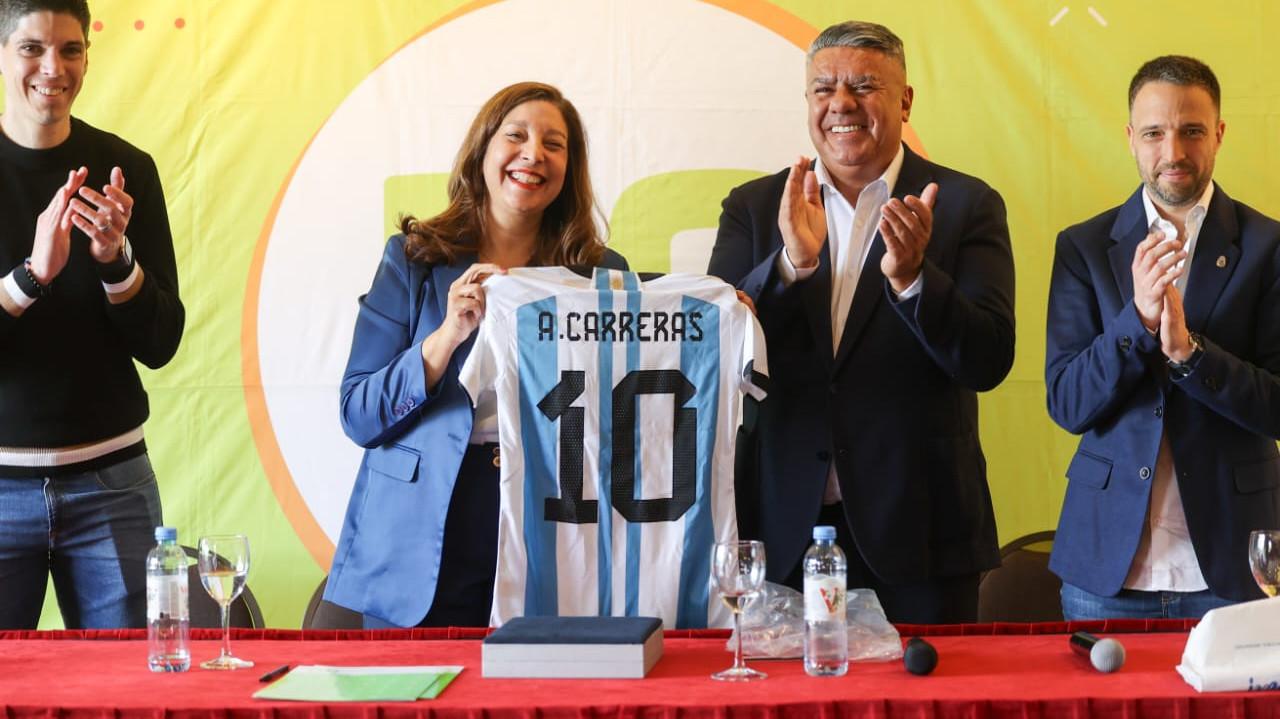 AFA eligió a Bariloche como sede del FUTSAL y destacó gestiones de Carreras