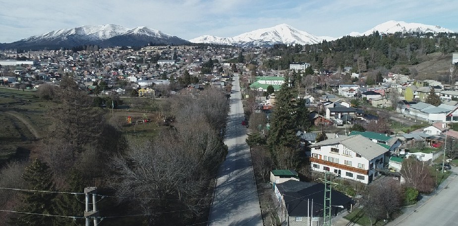 Bariloche: est prxima a finalizar la pavimentacin de calle Morales