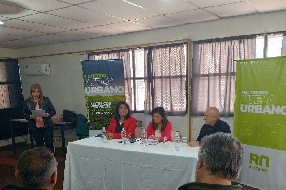 Suelo Urbano: se licit la infraestructura para lotes de Sierra Grande
